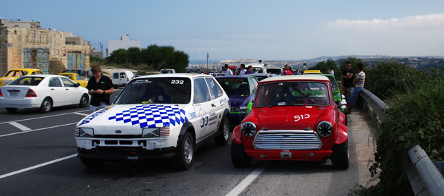 Cars outside Mellieha