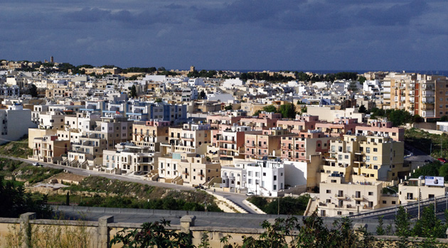 Views over Swieqi - where we live!